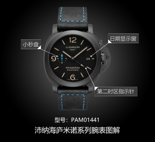 沛纳海庐米诺系列PAM01441图解