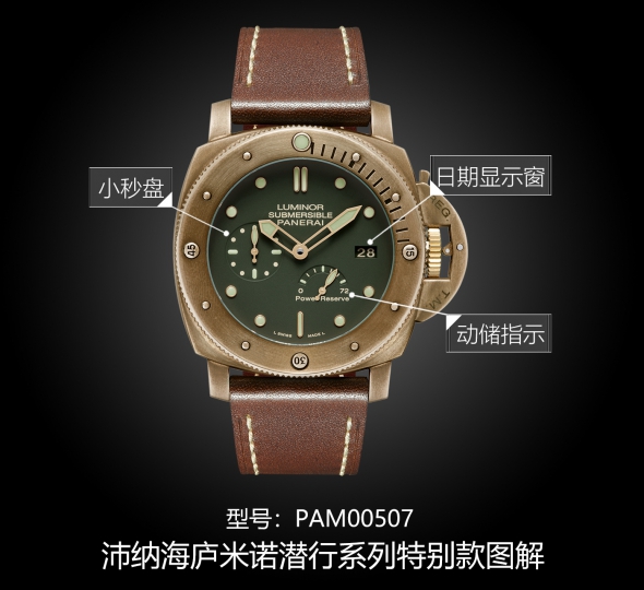 沛纳海特别版腕表系列PAM00507图解