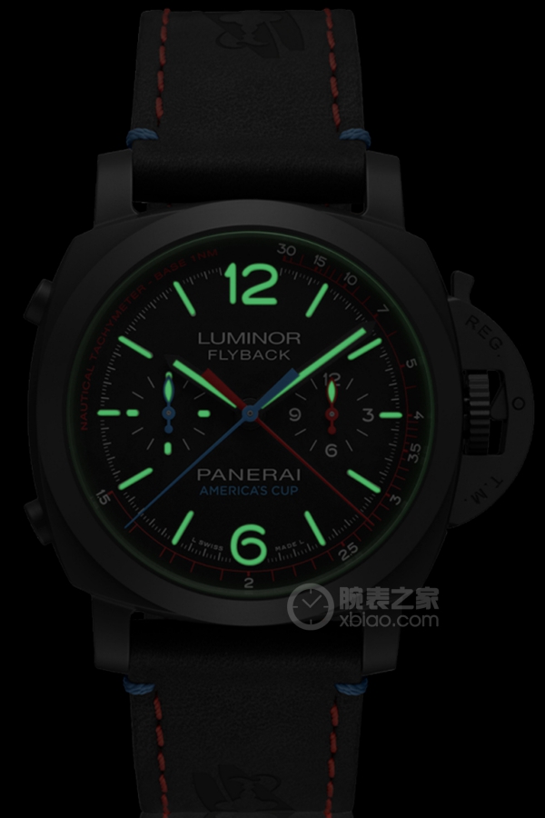 沛納海特別版腕表系列PAM00725夜光圖