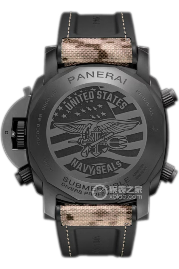 沛纳海潜行系列PAM01521背面图