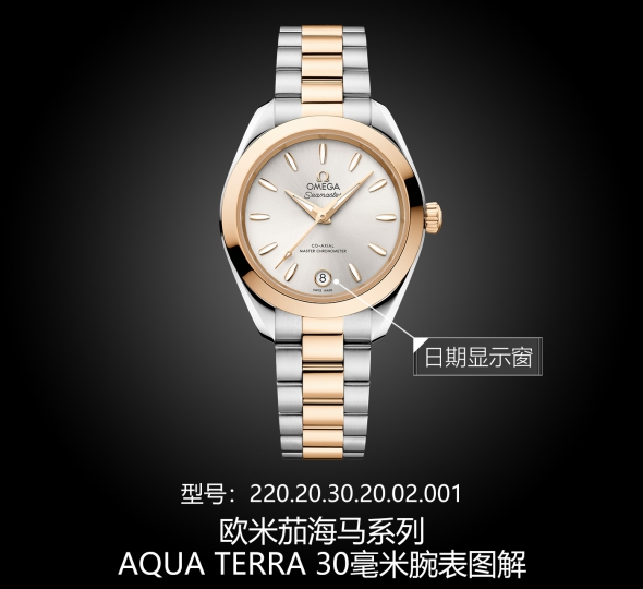 欧米茄海马系列220.20.30.20.02.001图解