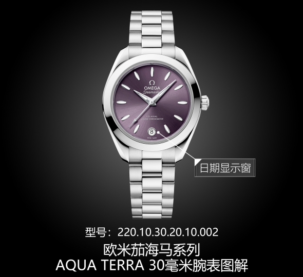 欧米茄海马系列220.10.30.20.10.002图解