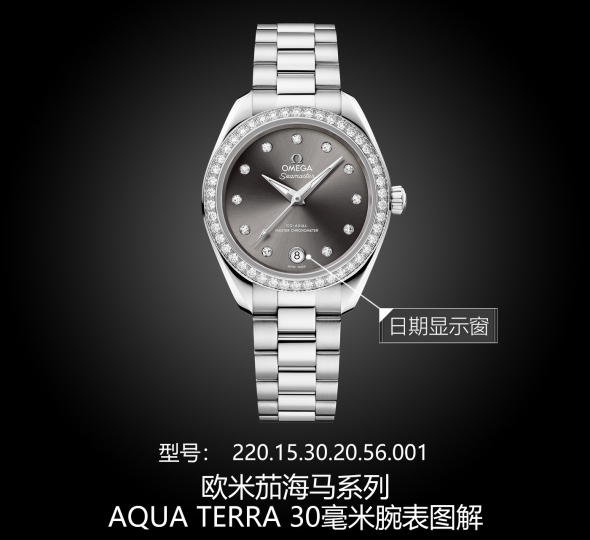 欧米茄海马系列220.15.30.20.56.001图解
