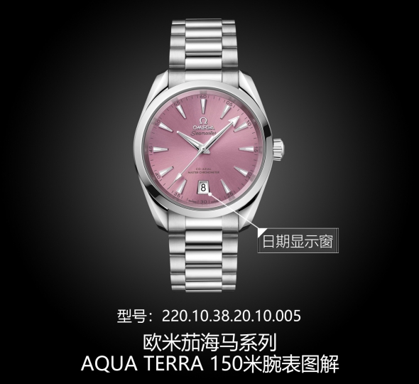 欧米茄海马系列220.10.38.20.10.005图解