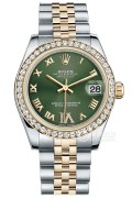 劳力士女装日志型系列178383-0005VI绿盘腕表
