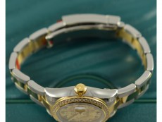 劳力士女装日志型系列179383-63133黄金金晶