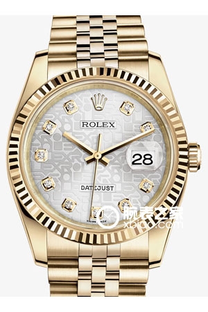 【rolex勞力士手錶型號116238 鑽石時標 銀色花紋錶盤日誌型系列價格