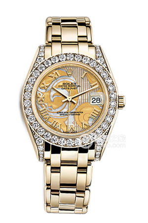 Rolex劳力士手表型号116243咖色花图盘纪念型表带日志型系列价格查询 