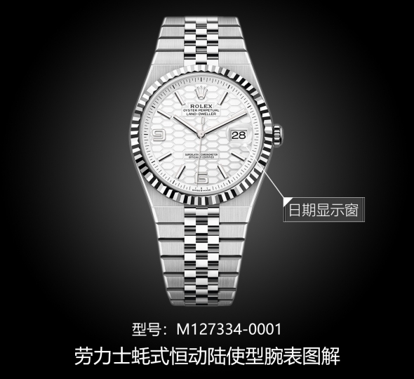 劳力士陆使型系列M127334-0001图解