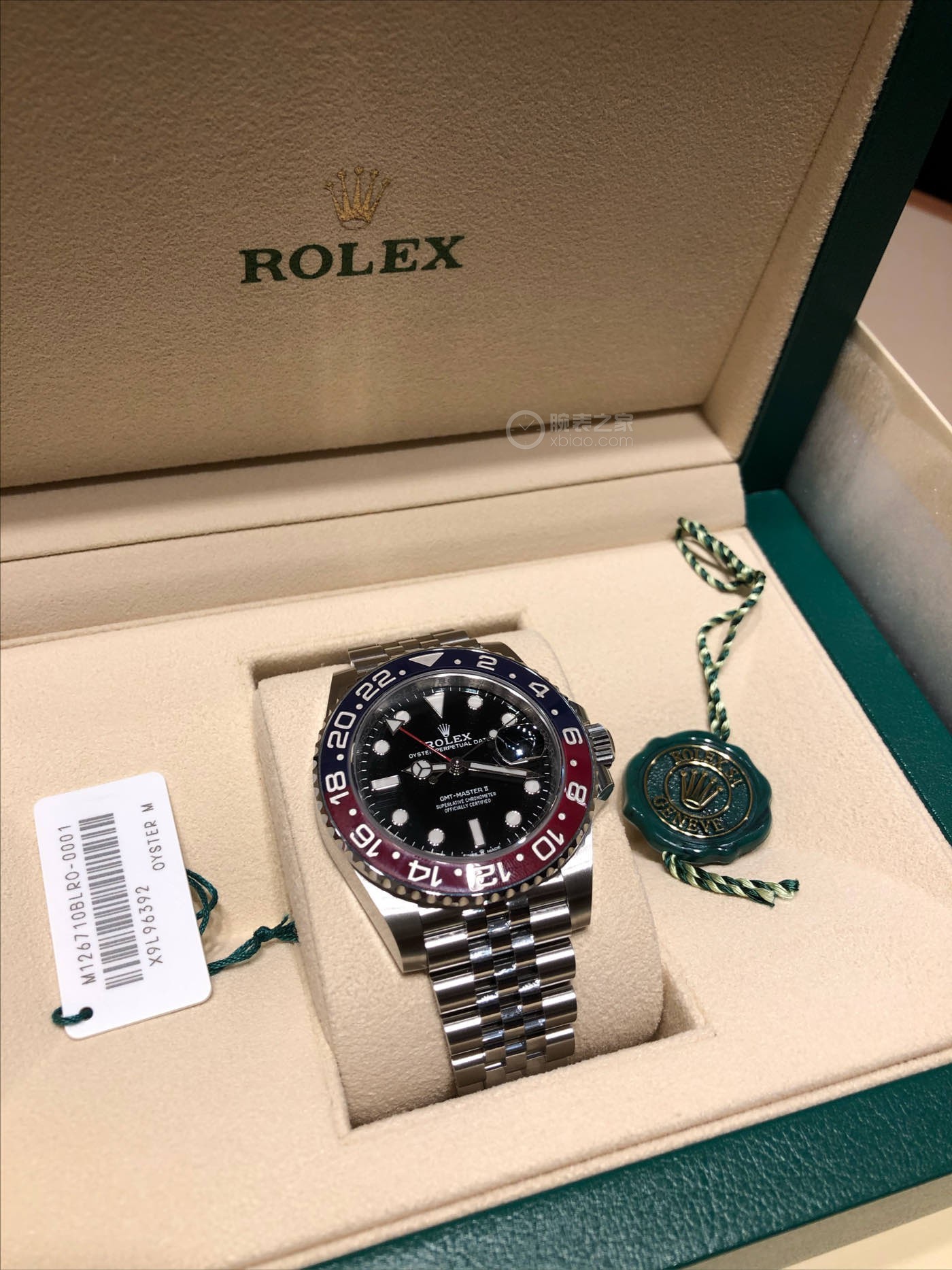 勞力士格林尼治型II系列m126710blro-0001