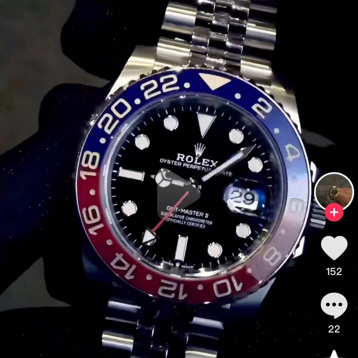 勞力士格林尼治型II系列m126710blro-0001