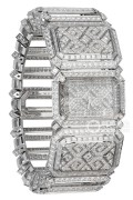 卡地亚高级珠宝腕表系列高级珠宝（方形密镶钻）