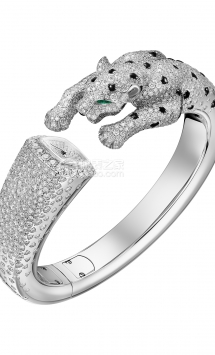 卡地亚PANTHÈRE JEWELLERY WATCHES系列猎豹造型白金款
