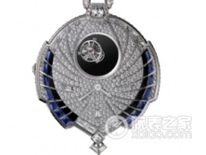 卡地亚高级珠宝腕表系列Azuré蔚蓝神秘陀飞轮坠饰表