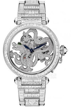 卡地亚系列龙型装饰方形钻石镂空<em>腕表</em>(龙型装饰方形钻石镂空<em>腕表</em>)手表