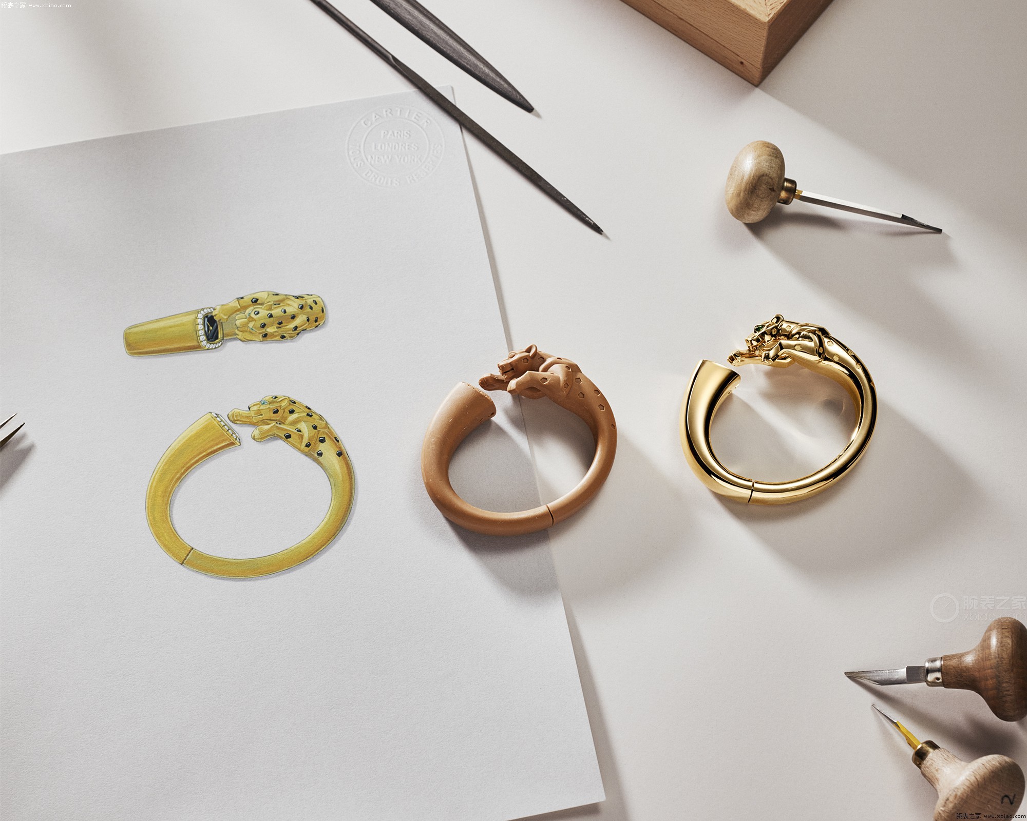 卡地亞PANTHèRE JEWELLERY WATCHES系列獵豹造型黃金款