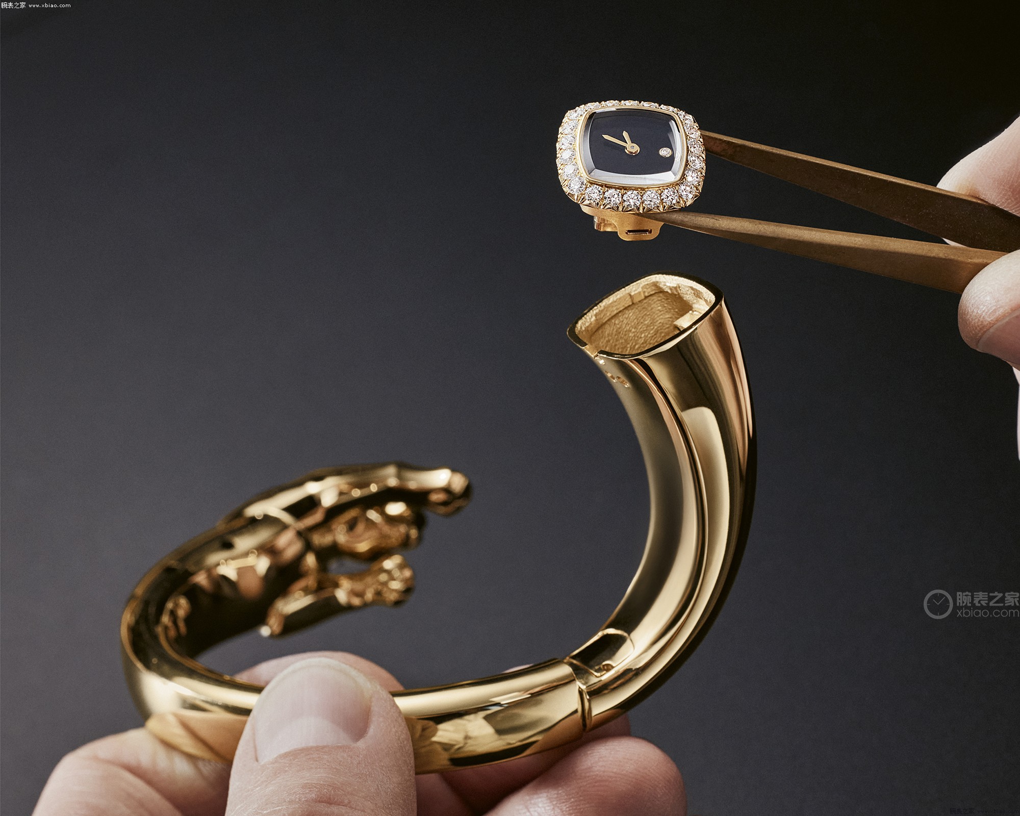 卡地亞PANTHèRE JEWELLERY WATCHES系列獵豹造型黃金款