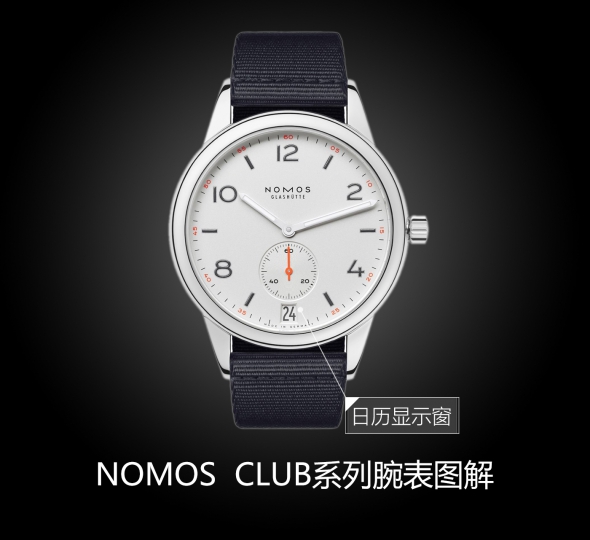 NOMOS CLUB系列775圖解