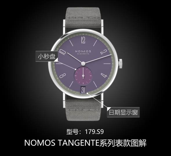 NOMOS TANGENTE系列179.S9图解