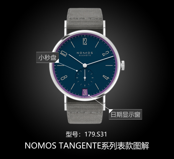 NOMOS TANGENTE系列179.S31图解