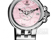 帝舵玫瑰系列35700-FS粉红色珍珠贝母盘织纹表带