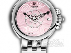 帝舵玫瑰系列35700-65770粉红色珍珠贝母盘不锈钢表带