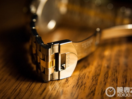 帝舵駿玨系列56003-68063金盤提花黃金圈黃金及鋼表帶