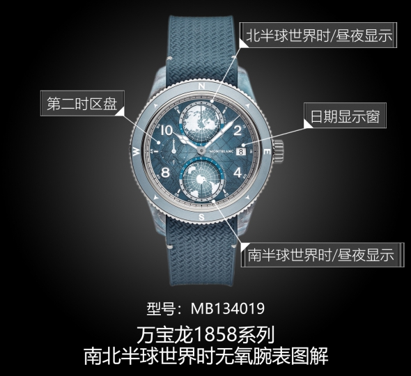 万宝龙1858系列134019图解