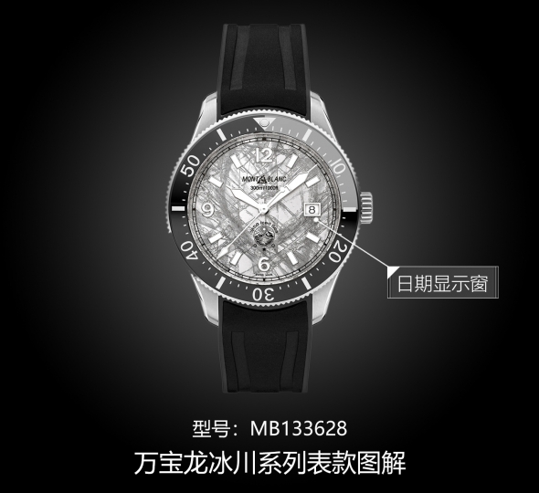 万宝龙冰川系列MB133628图解