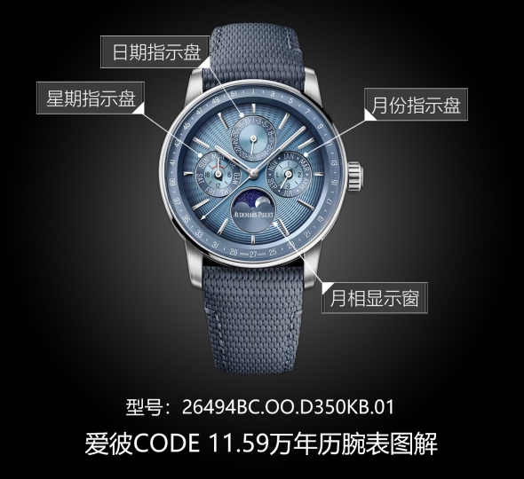 爱彼CODE 11.59系列26494BC.OO.D350KB.01图解