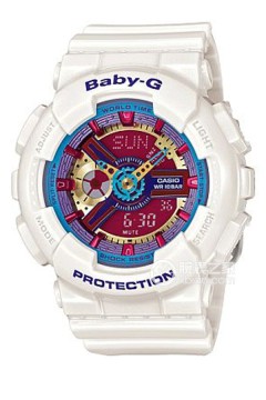 卡西欧(Casio)GA-110TR-7/BA-112-7A情侣表女款