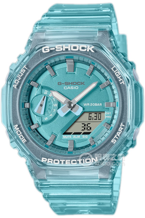 卡西歐g-shock系列gma-s2100sk-2a