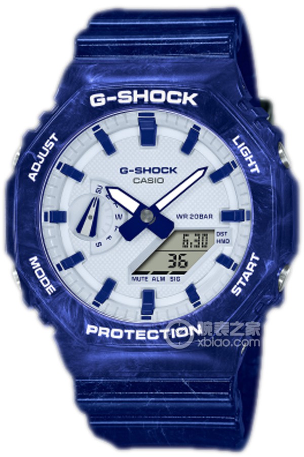 卡西欧G-SHOCK系列GA-2100BWP-2APFQ