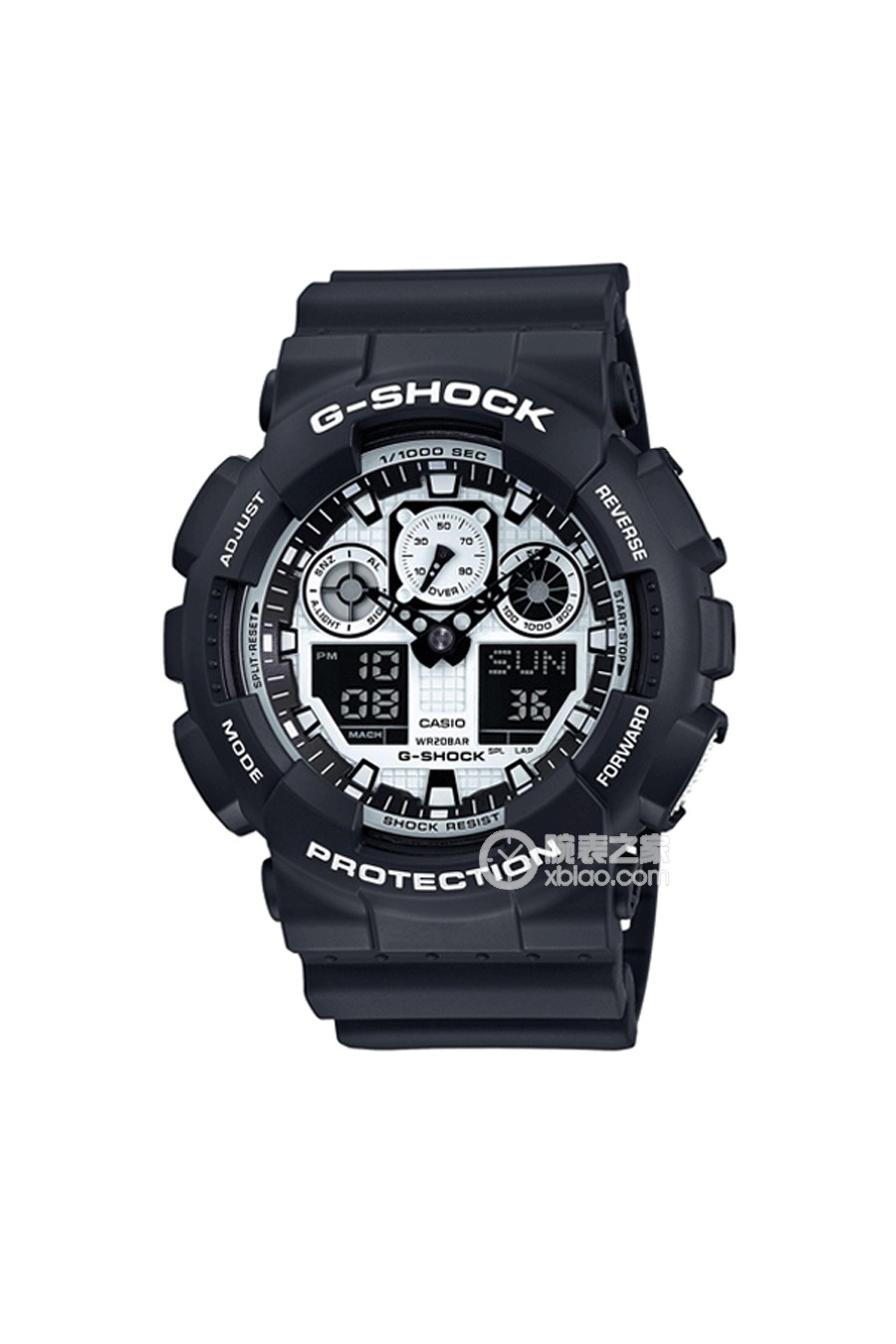 卡西欧G-SHOCK系列GA-100BW-1A