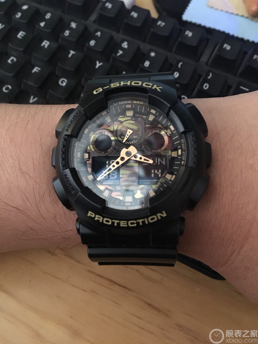 卡西欧G-SHOCK系列GA-100CF-1A9