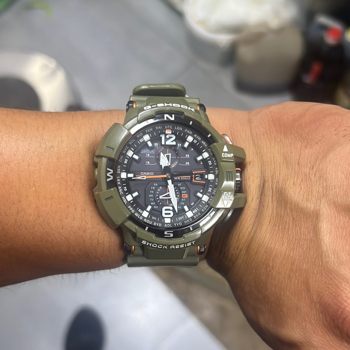 卡西歐G-SHOCK系列GW-A1100KH-3A