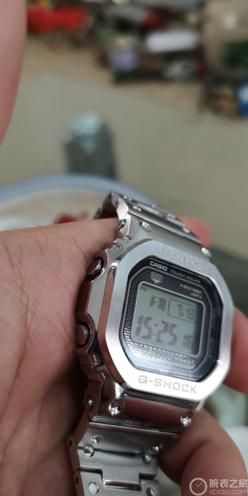 高清图|卡西欧g-shock系列经典系列gmw-b5000d-1图片|腕表之家xbiao.