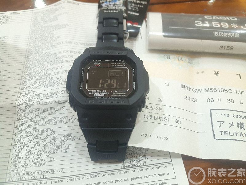 卡西欧G-SHOCK系列GW-M5610BC-1