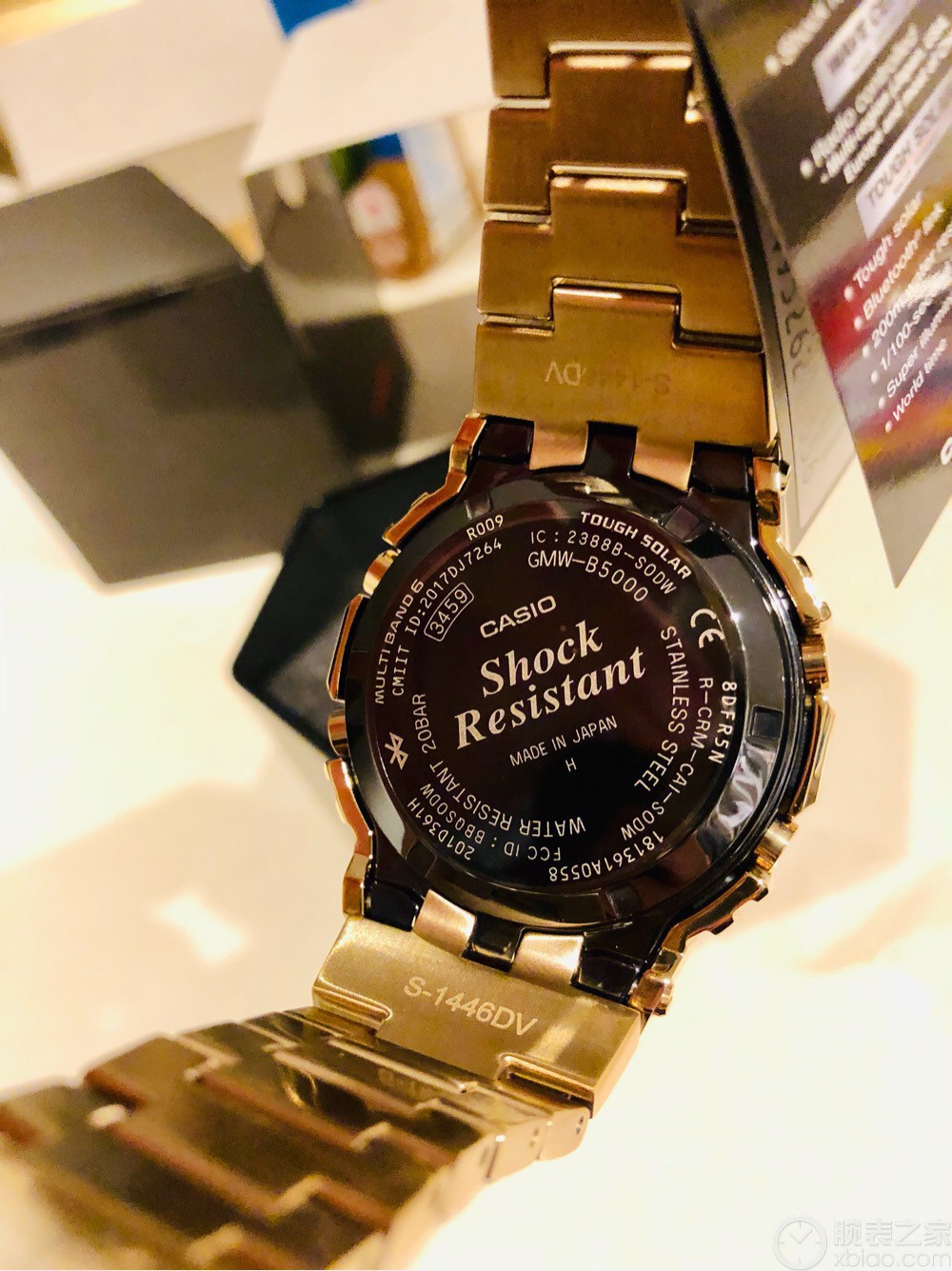 卡西欧G-SHOCK系列GMW-B5000GD-9