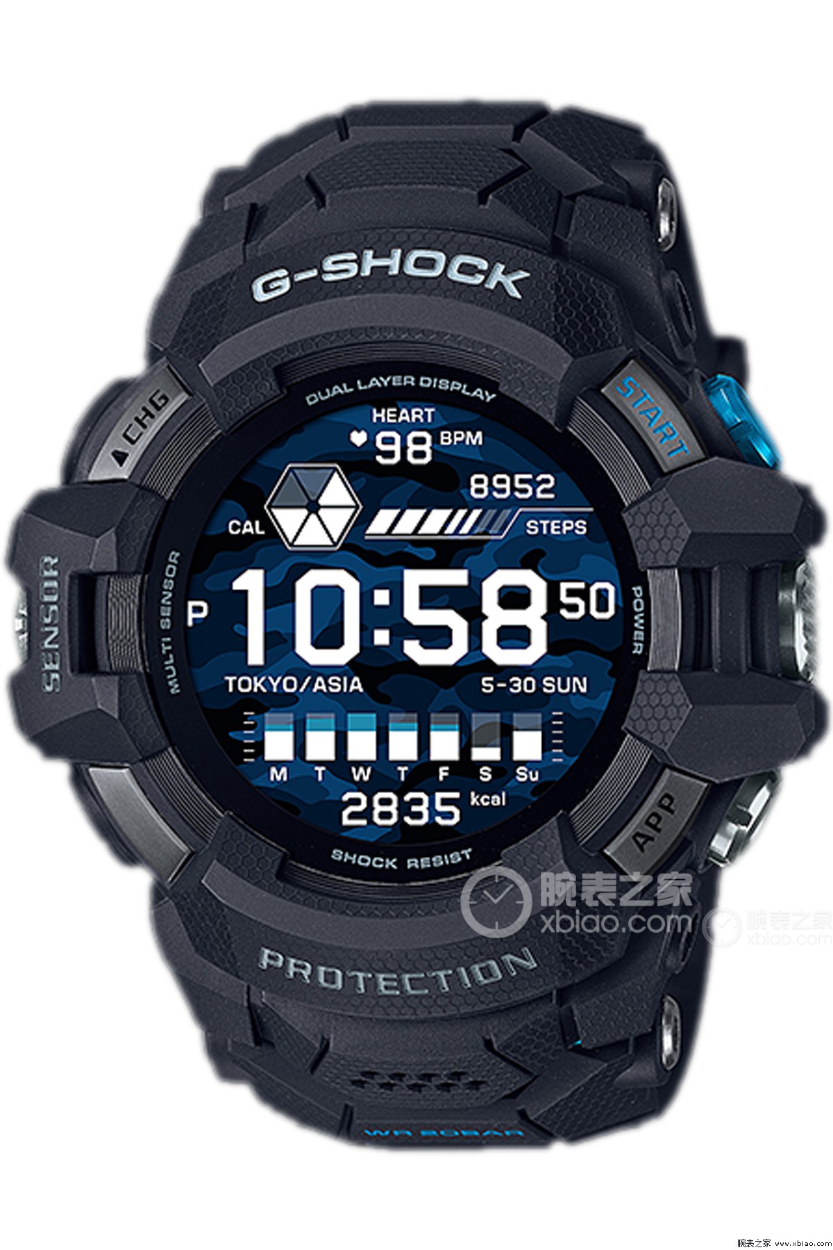 卡西欧G-SHOCK系列GSW-H1000-1