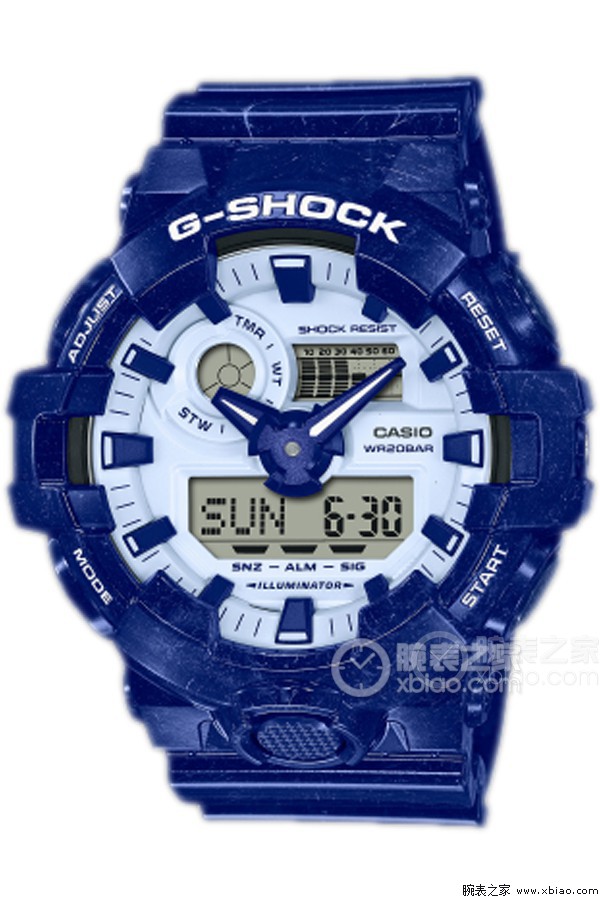 卡西欧G-SHOCK系列GA-700BWP-2APFQ