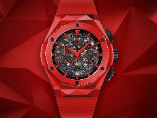宇舶表经典融合系列奥林斯基红色陶瓷限量版腕表