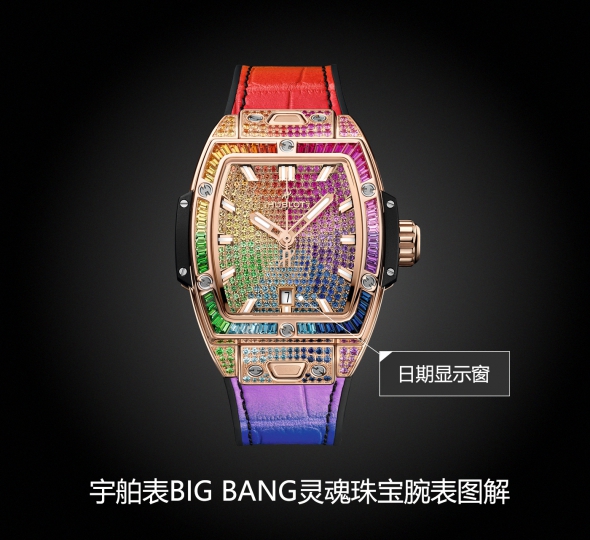 宇舶表BIG BANG灵魂系列682.OX.9900.LR.0999图解