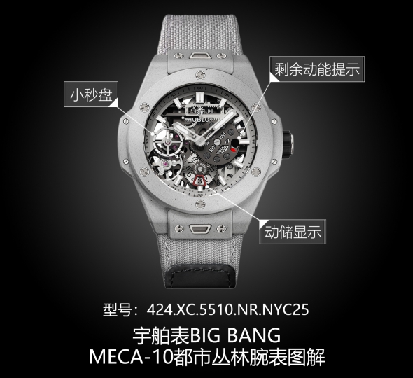 宇舶表BIG BANG系列424.XC.5510.NR.NYC25图解