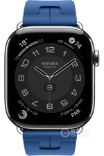 爱马仕APPLE WATCH HERMES系列H0009931蓝色橡胶表带