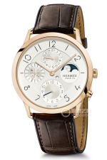 爱马仕SLIM D'HERMÈS系列Slim d’Hermès Perpetual Calendar万年历