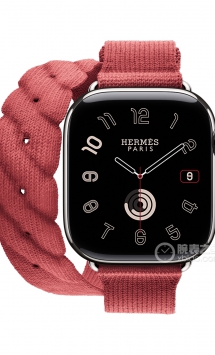 爱马仕APPLE WATCH HERMES系列H0009941粉色尼龙表带