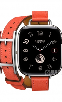 爱马仕APPLE WATCH HERMES系列H0009941双圈橙色牛皮表带