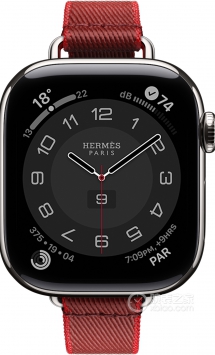 爱马仕APPLE WATCH HERMES系列H0009941红色尼龙表带