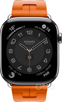 爱马仕APPLE WATCH HERMES系列H0009931橙色橡胶表带